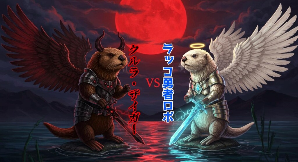 『クルラ・ザイガーvsラッコ勇者ロボ』【ニャンノ世界】