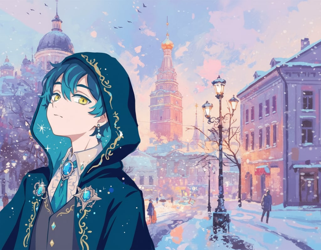 雪の都と金色の瞳