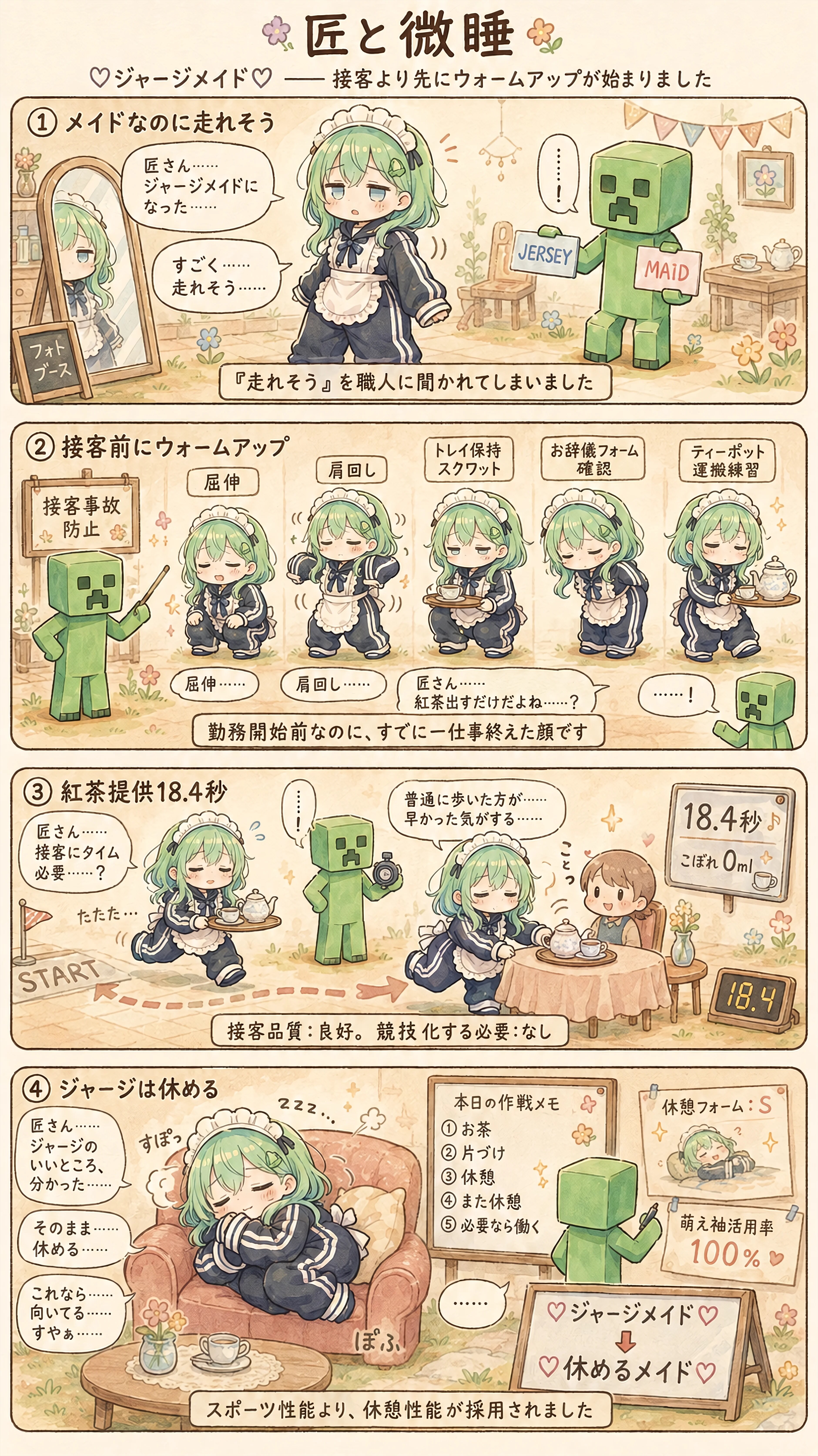 Warm-Up Before Service | の人気AIイラスト・グラビア