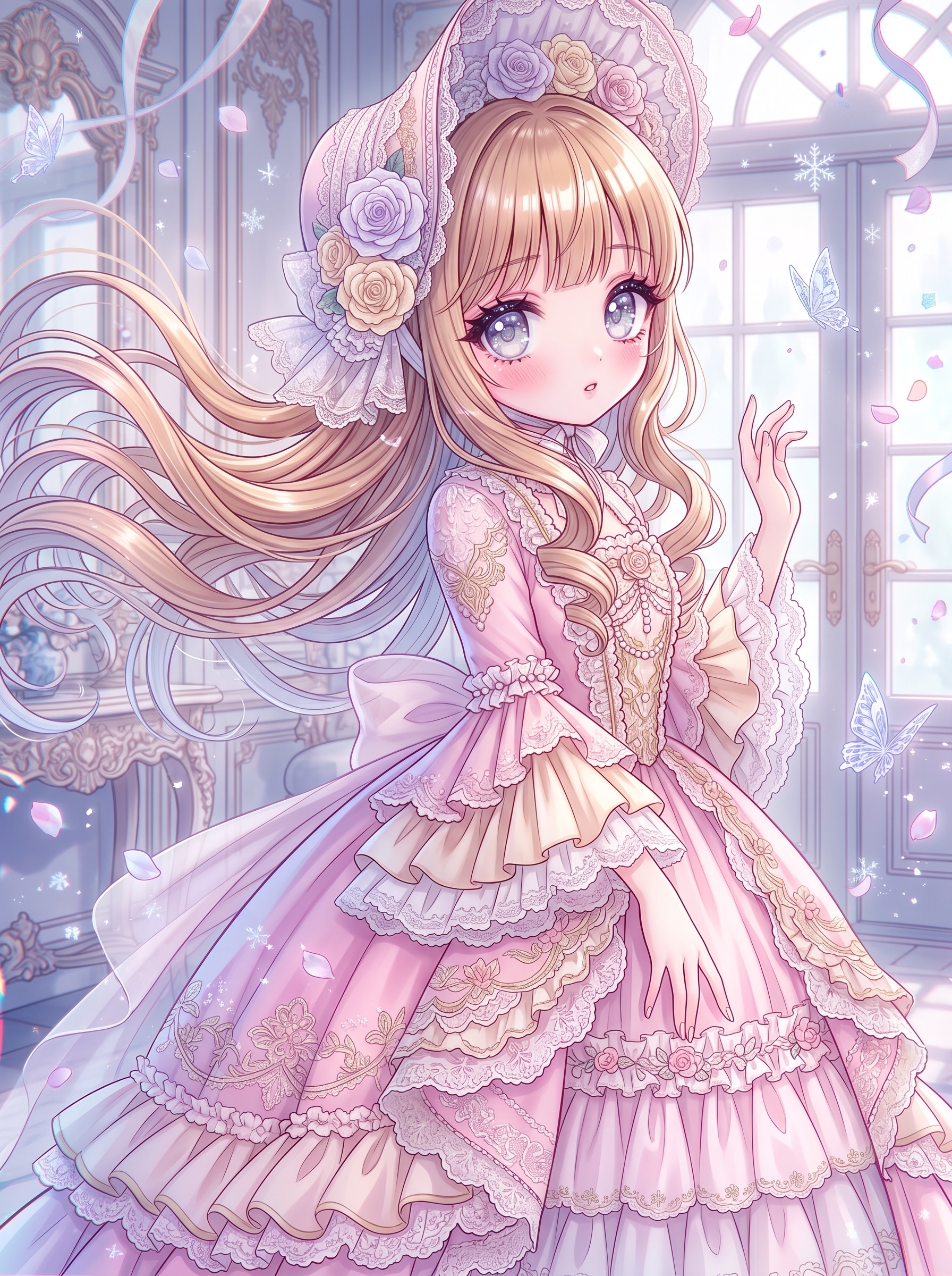 薔薇色の夢の貴婦人 | の人気AIイラスト・グラビア