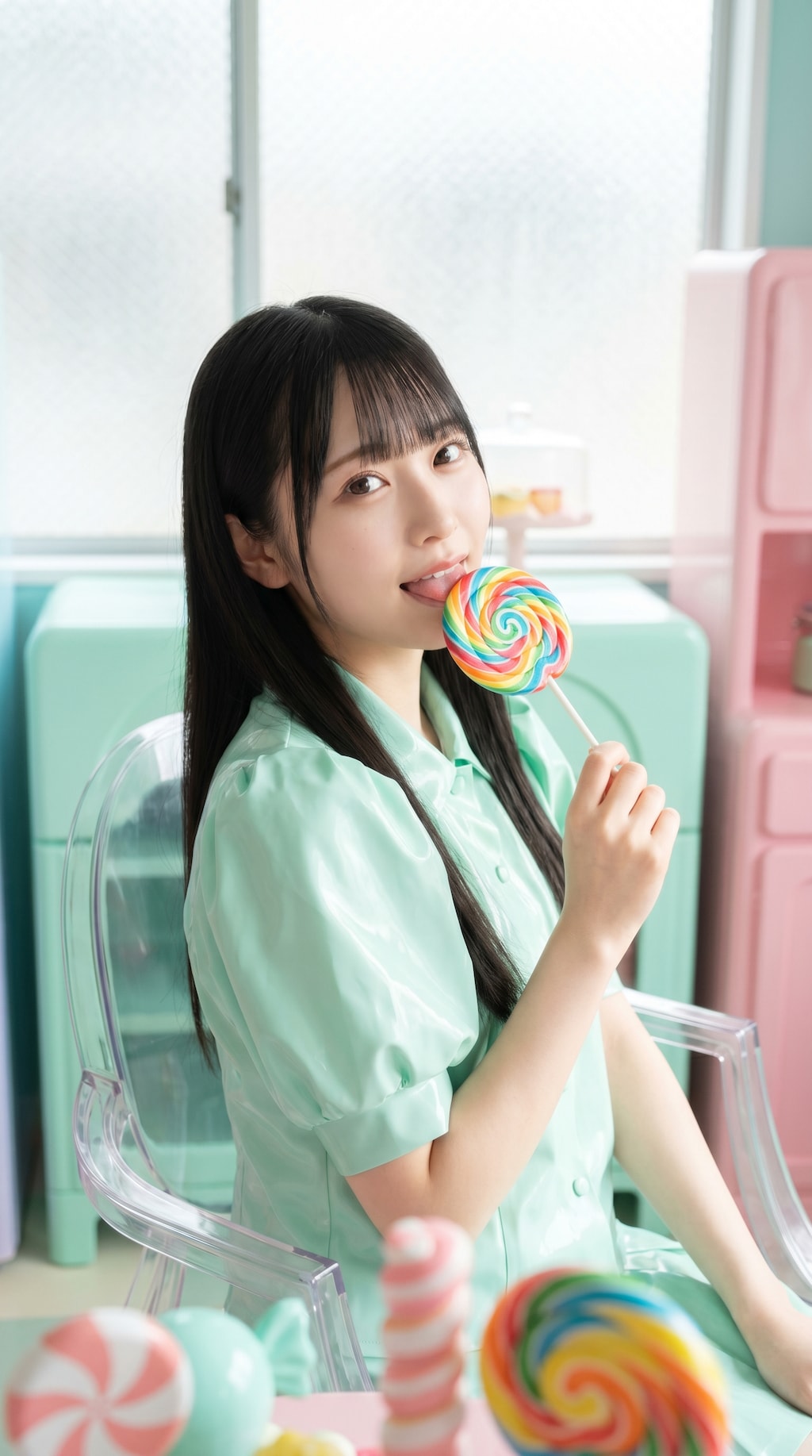 Sugar Halo in Mint Light
