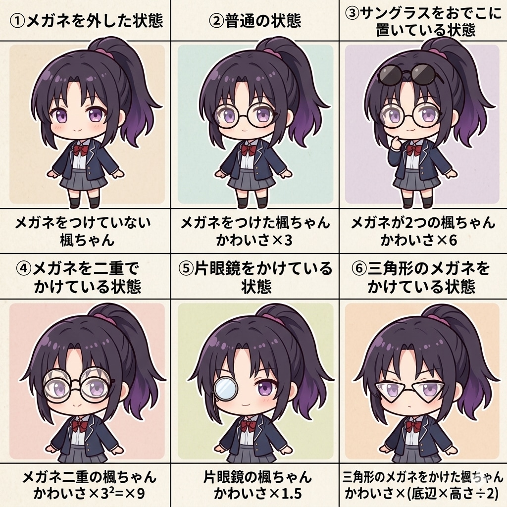 メガネかわいさ3倍理論👓