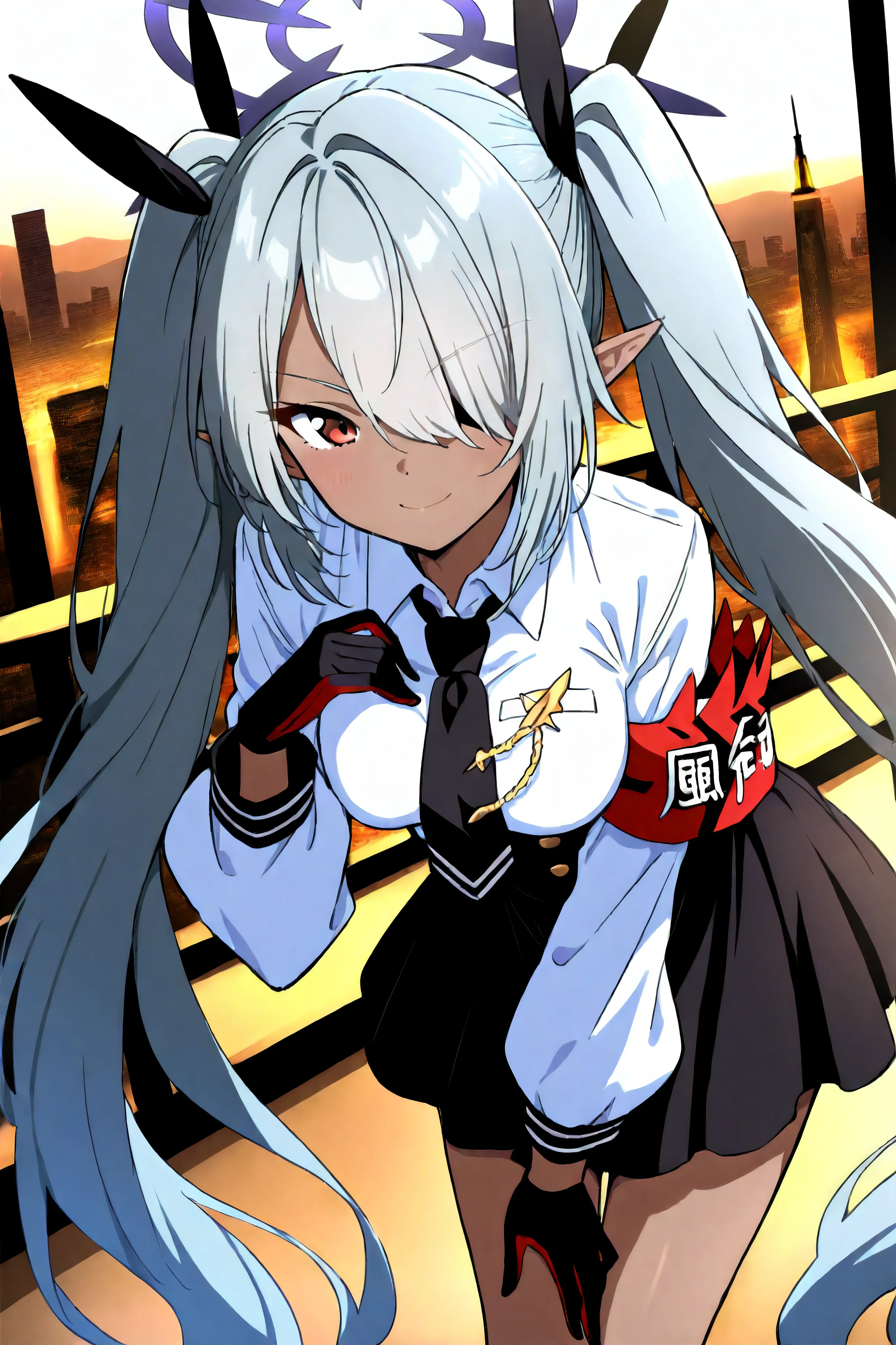 hair over one eye | の人気AIイラスト・グラビア