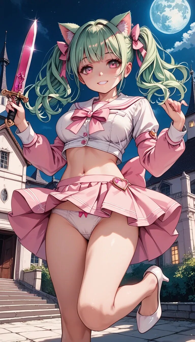 パンチラ♡猫耳Lunaちゃん