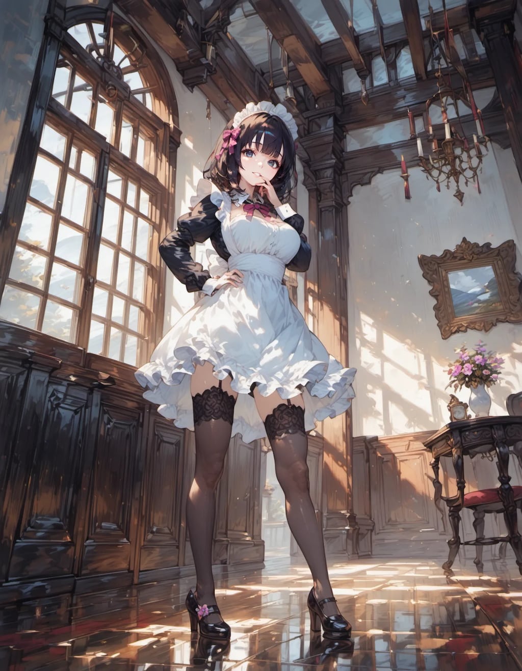Sunlit Manor Reverie