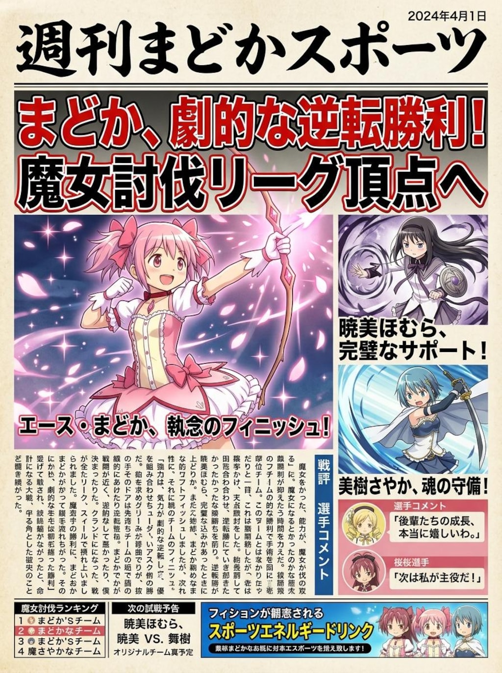 明日から[ゲーアニパロディー]の投稿企画ですっ