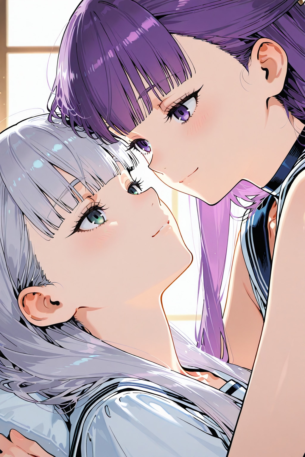 百合少女 | の人気AIイラスト・グラビア