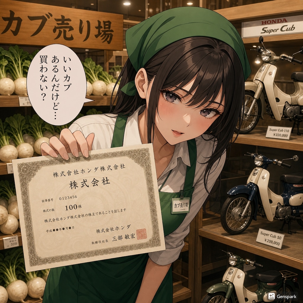 いいカブ見てく？