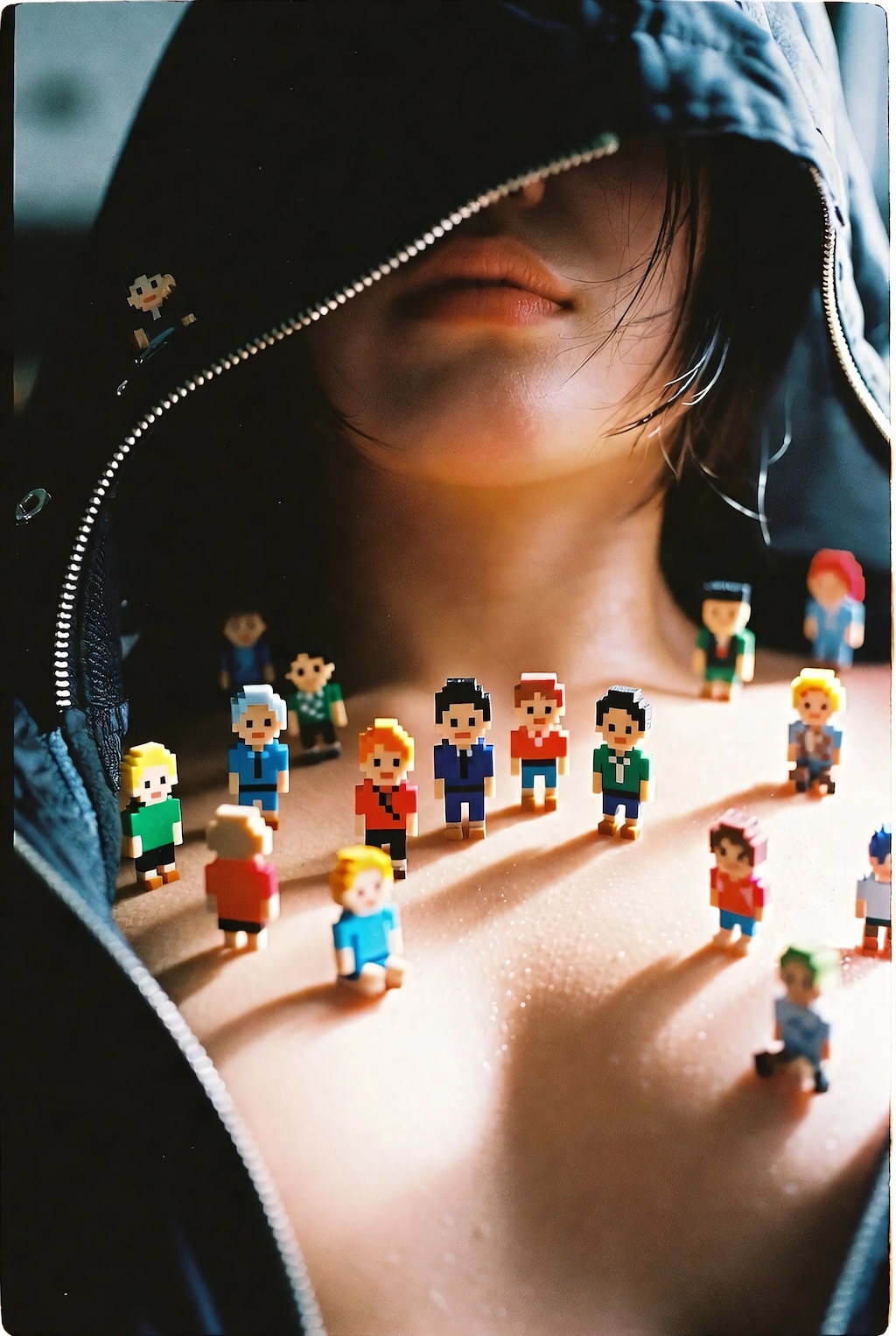 Pixel People on the Chest