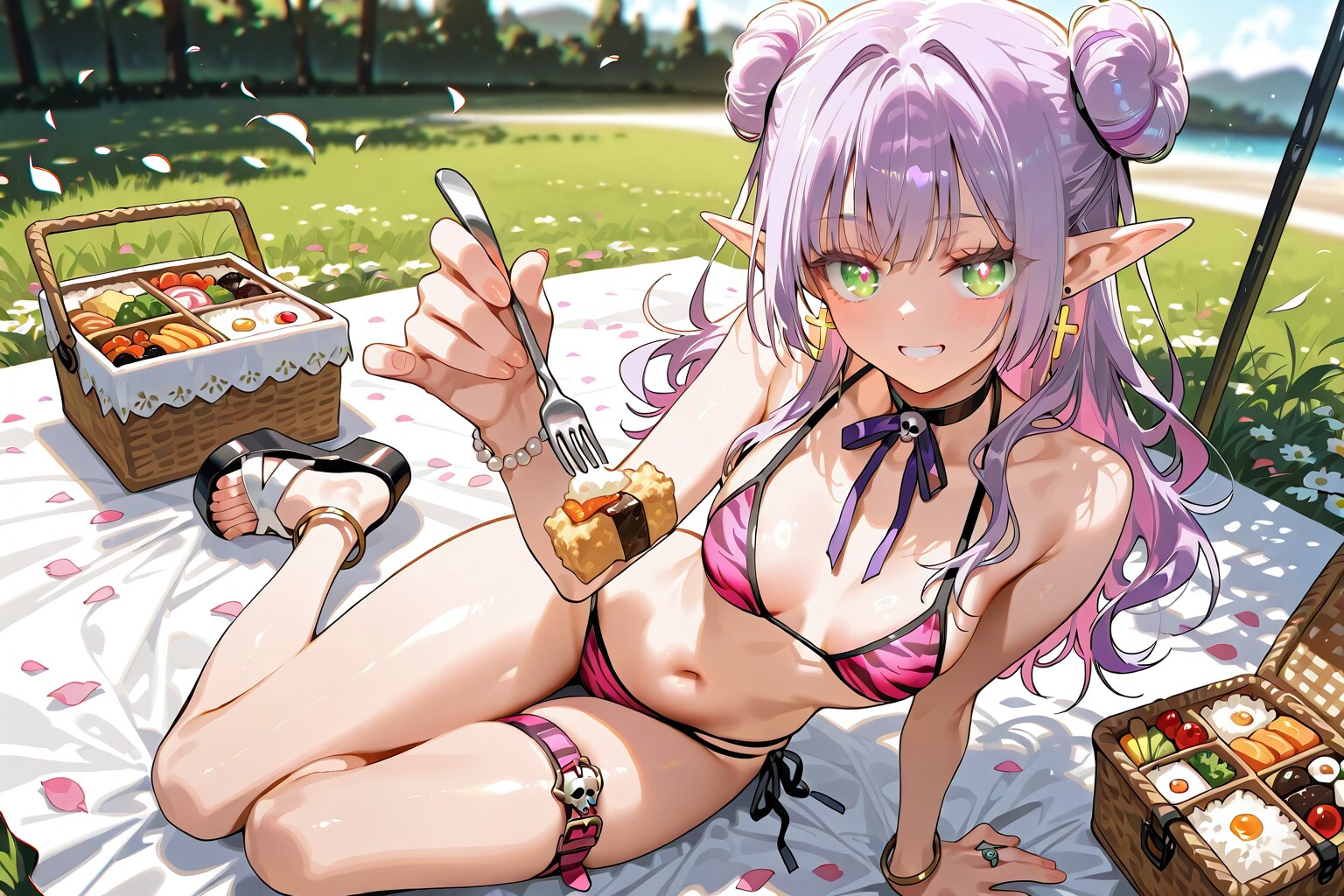 エルフなLILACちゃんとピクニック。※別衣装ver