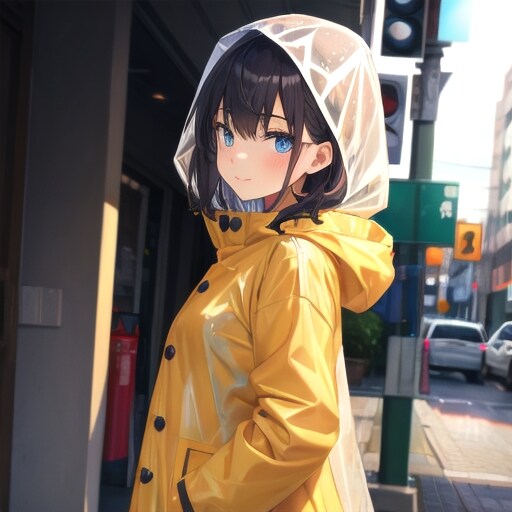 レインコートフェチ | の人気AIイラスト・グラビア