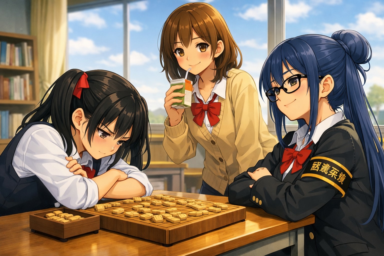 長考中（女子将棋の日）