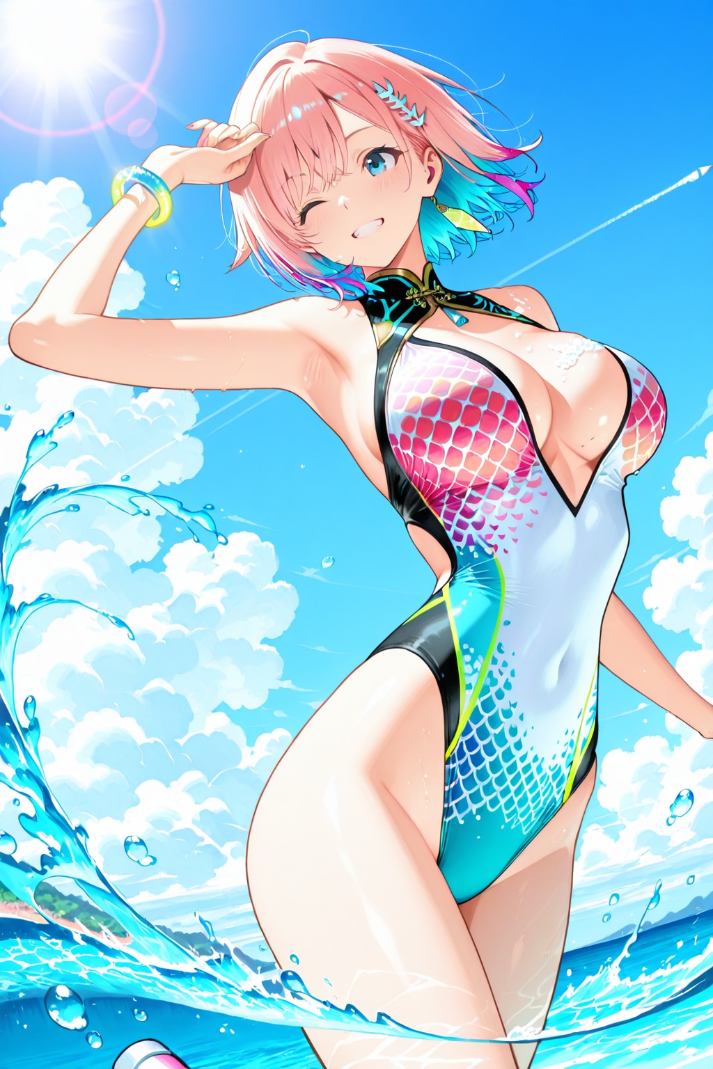 🌊 ドラゴニック・アスレティクス 第3弾CMシナリオ『野生を飼い慣らす虹（Taming the Wild, Wearing the Prism）』👙