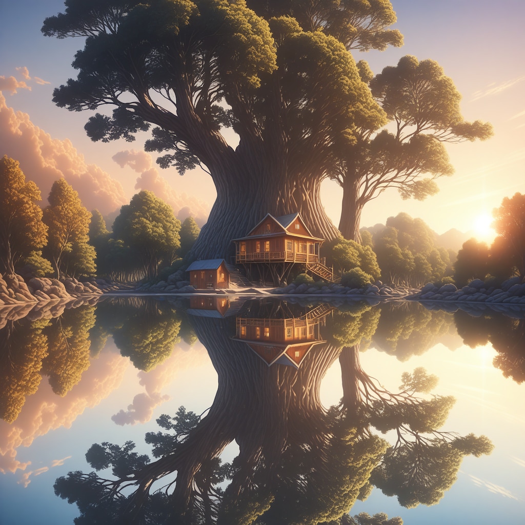 エルフの隠れ里〜夕刻〜