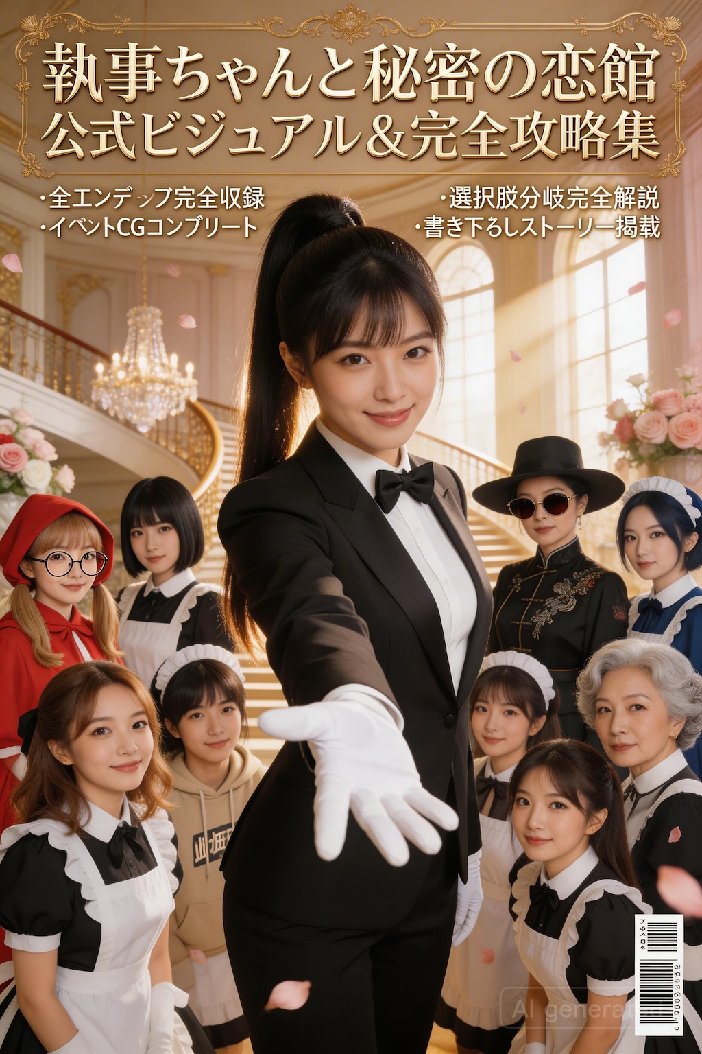 恋愛シミュレーションゲーム攻略本風執事ちゃん