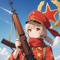 少女と銃、色々 3枚目