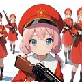少女と銃、色々 4枚目