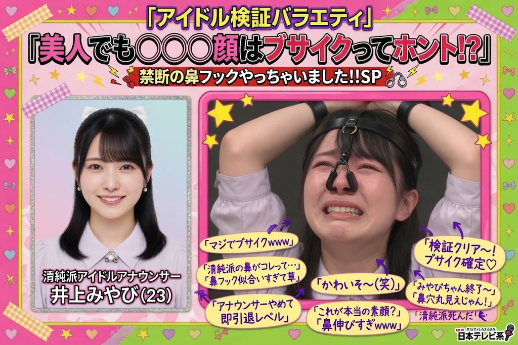 アイドル検証バラエティ。2