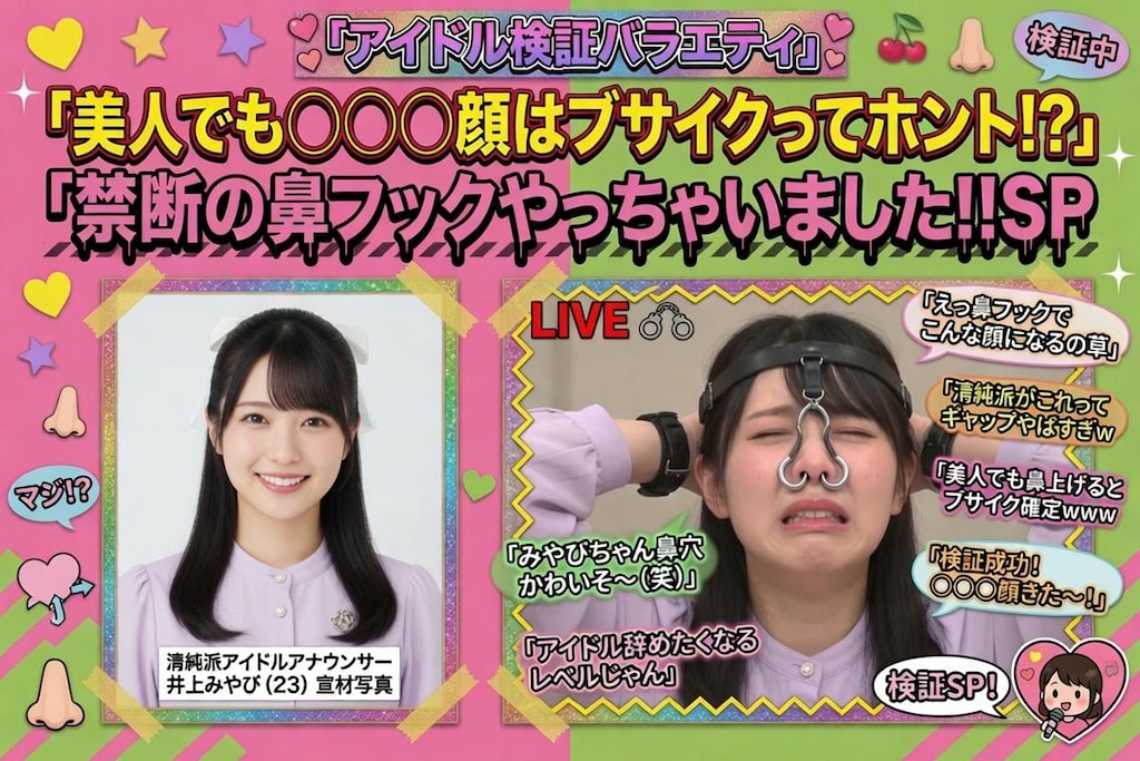 アイドル検証バラエティ。2