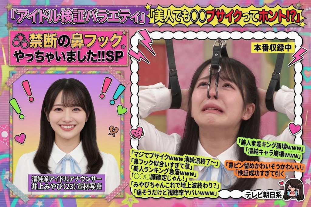 アイドル検証バラエティ。2