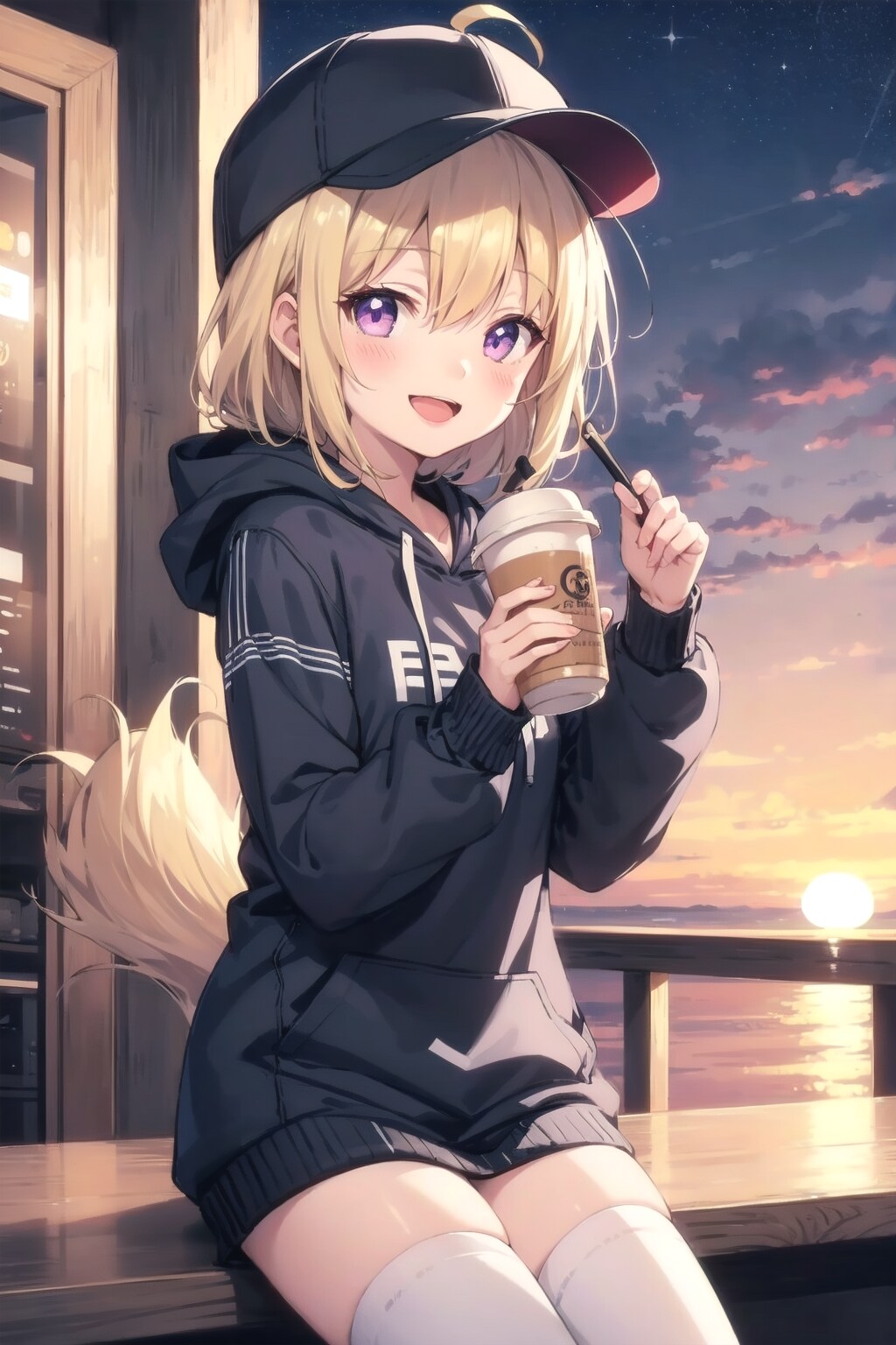 一緒に飲んでもいいかな？ | の人気AIイラスト・グラビア