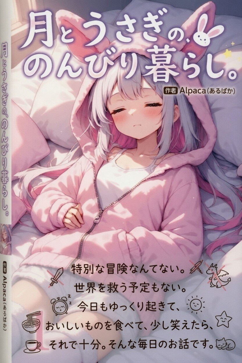 【マンガ】月とウサギののんびり暮らし