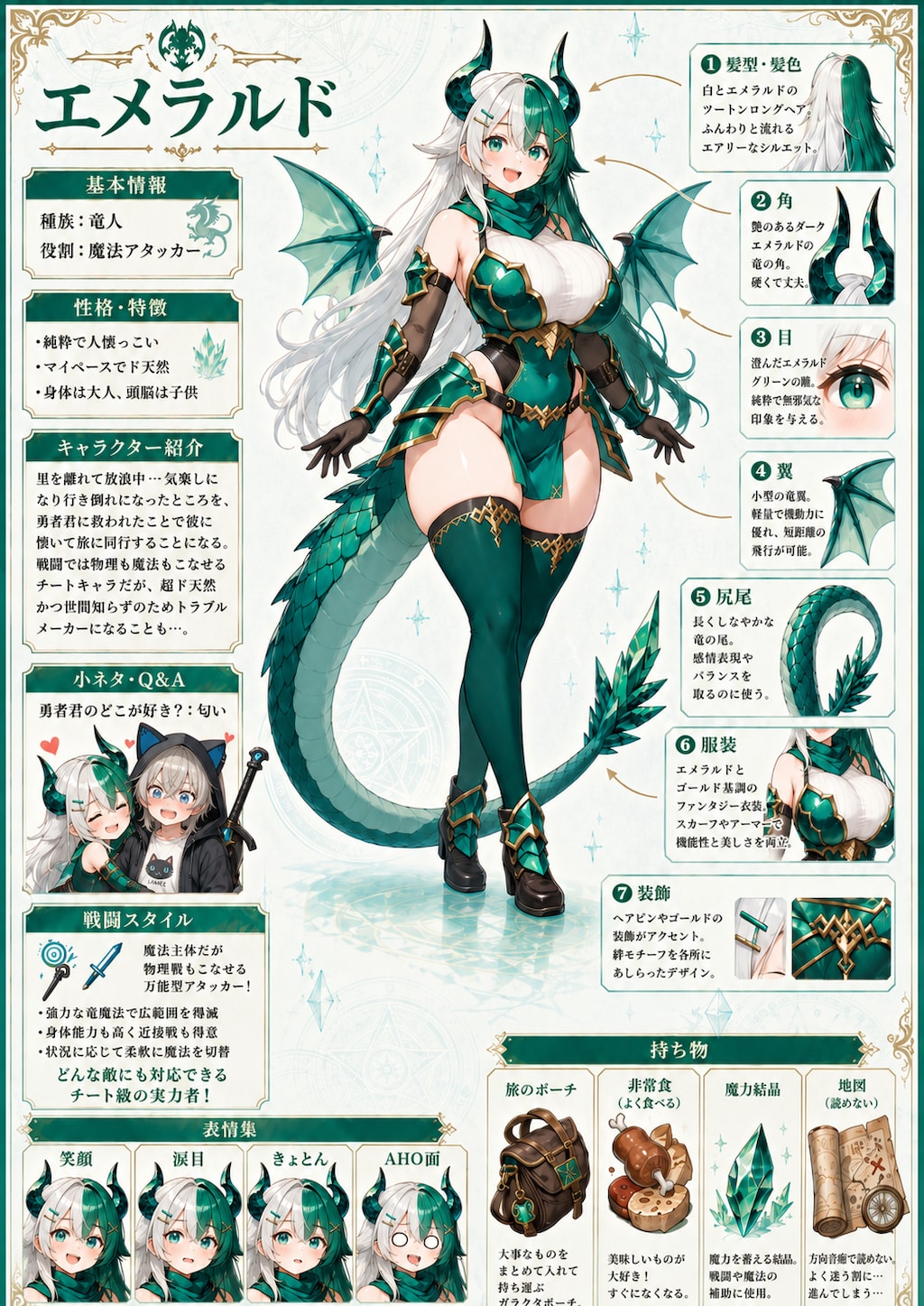 勇者君パーティーキャラクターシート