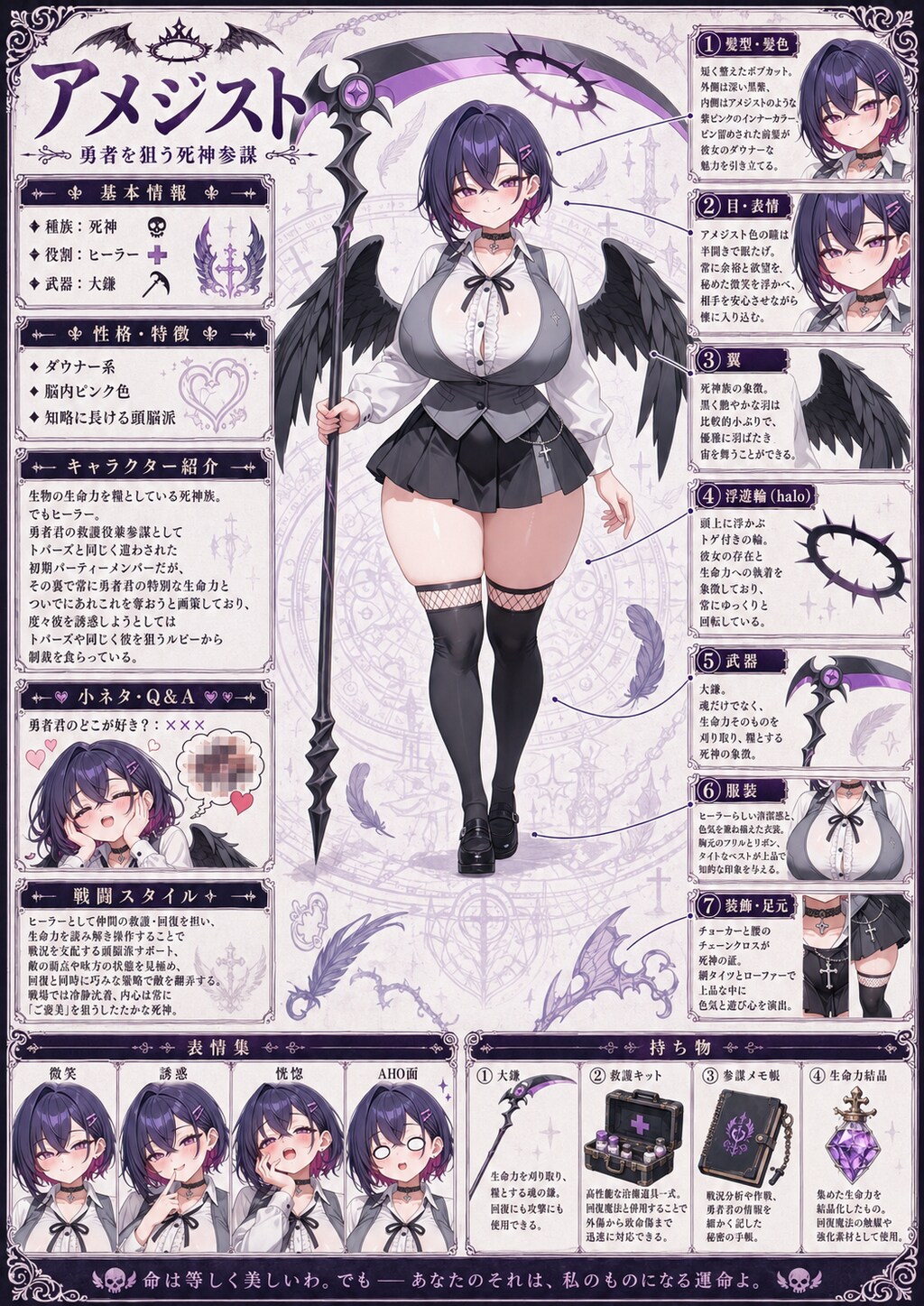 勇者君パーティーキャラクターシート
