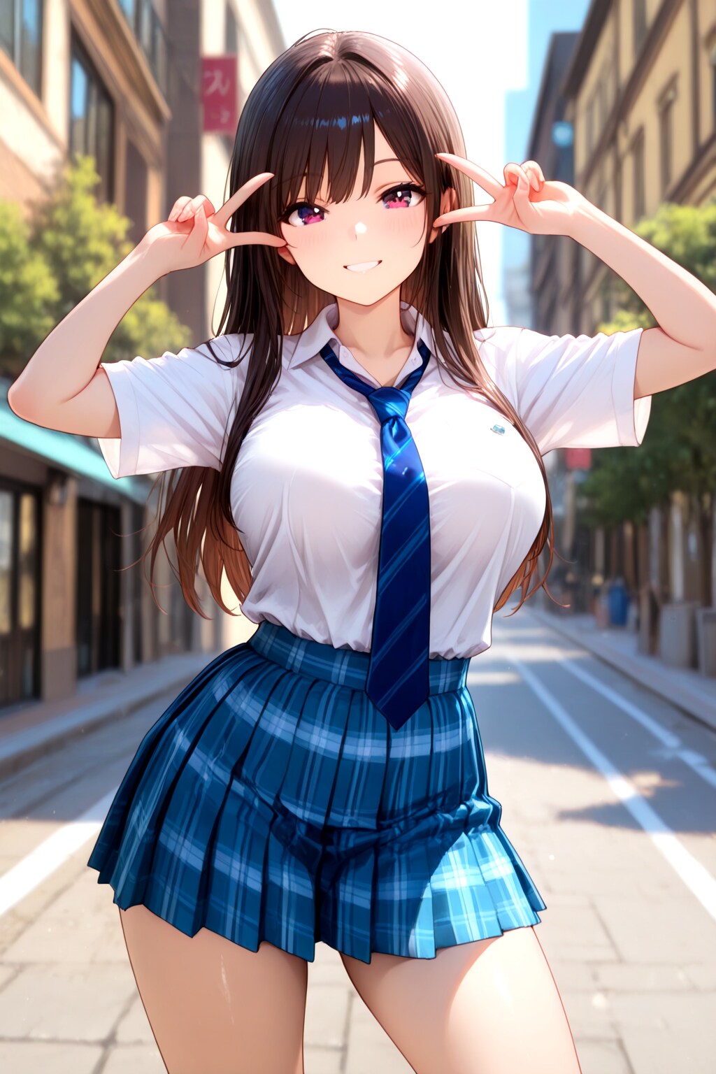 188（目元でダブルピース）