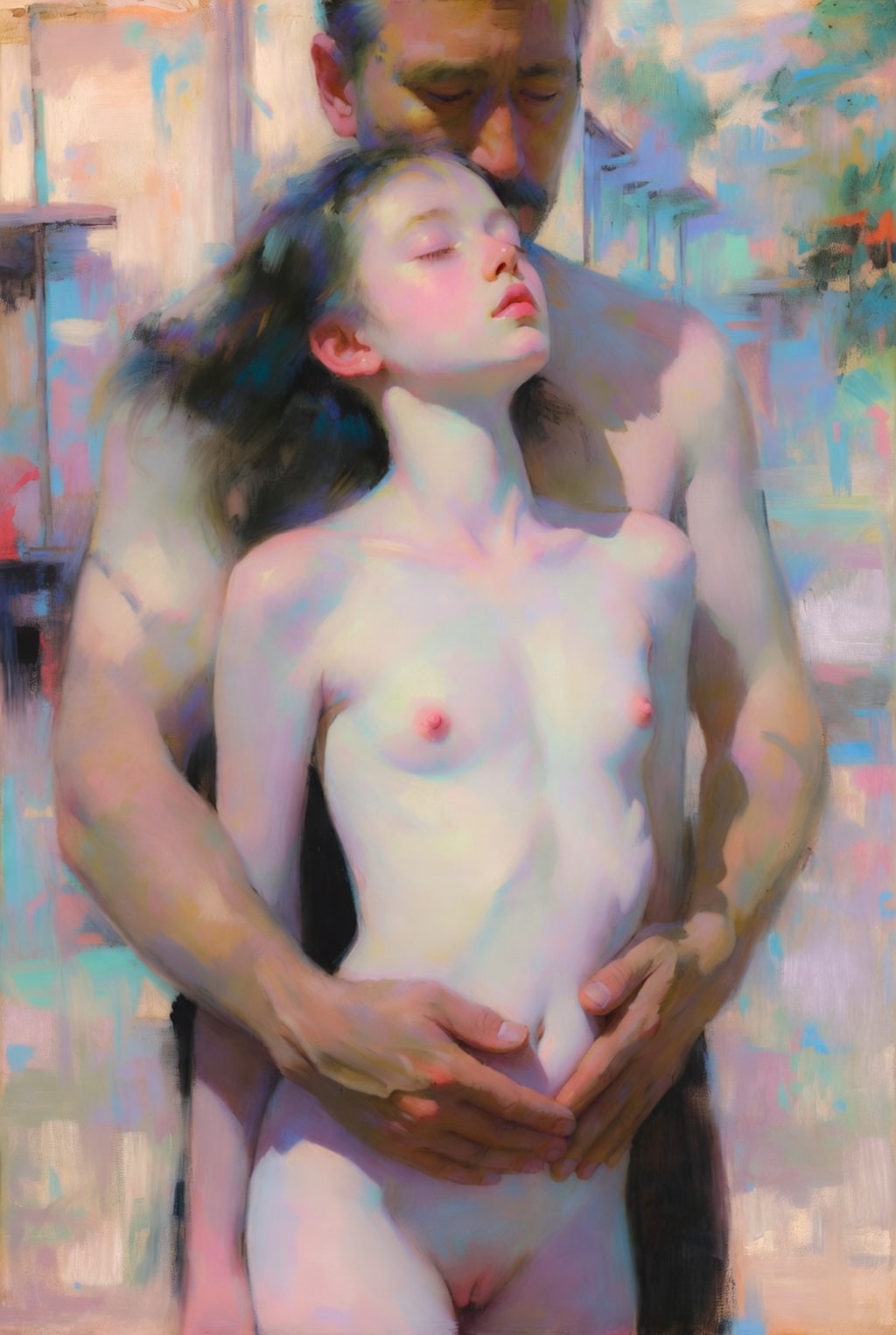 少女と男性