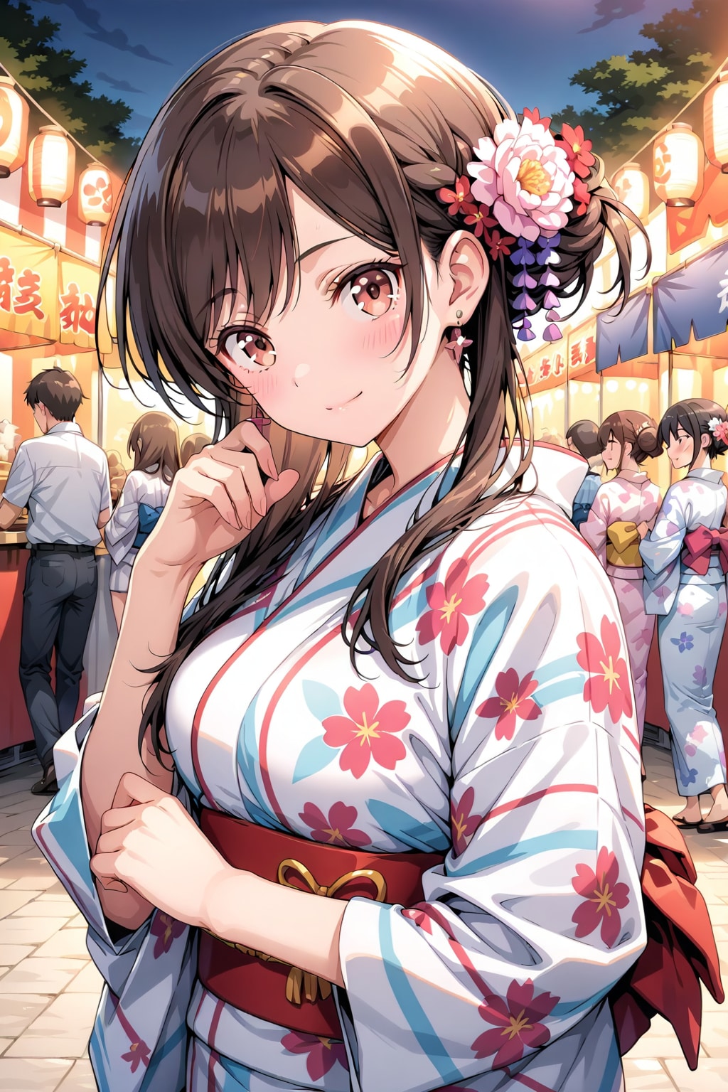 夏祭りでの1シーン