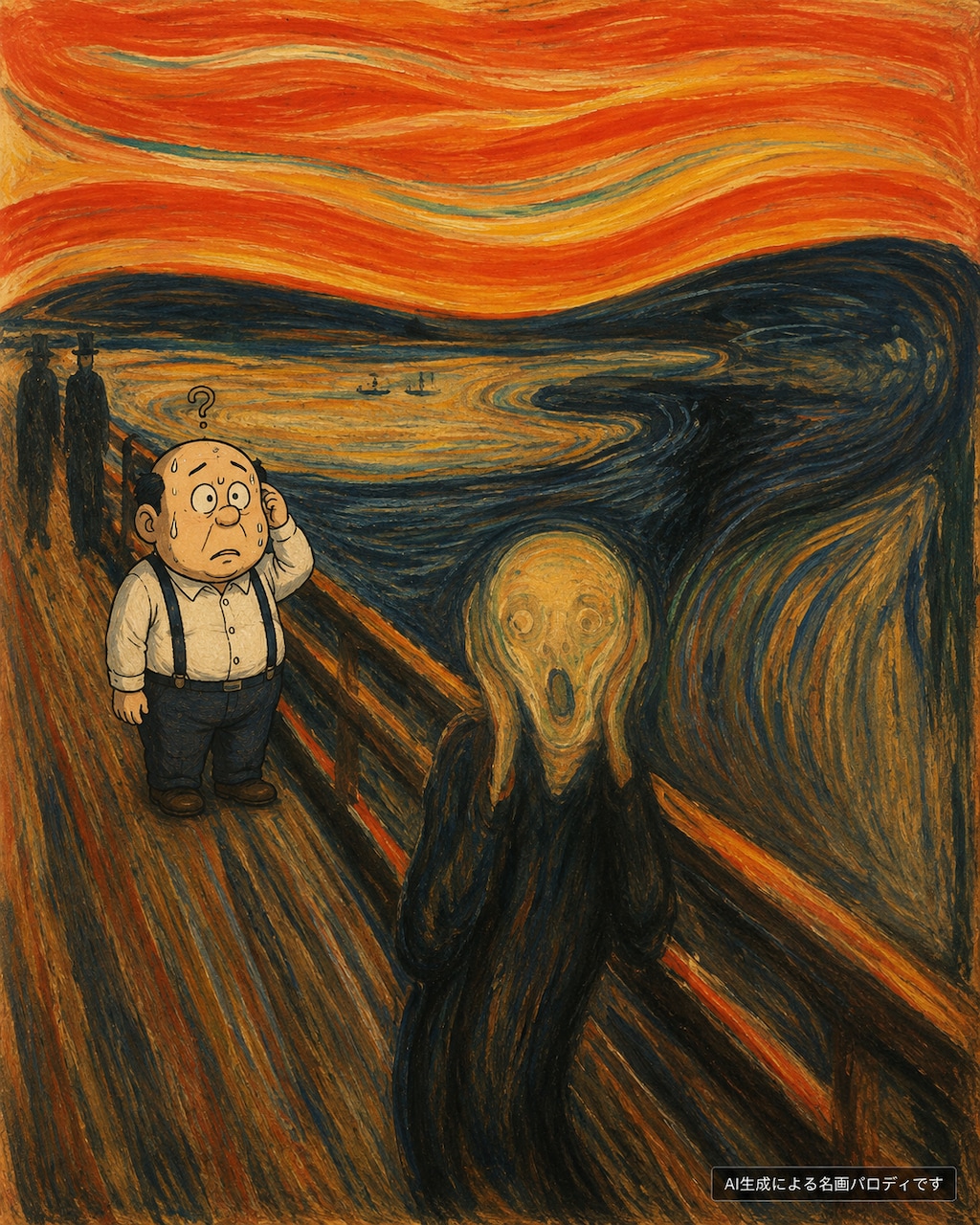 おっさん、名画に迷い込む