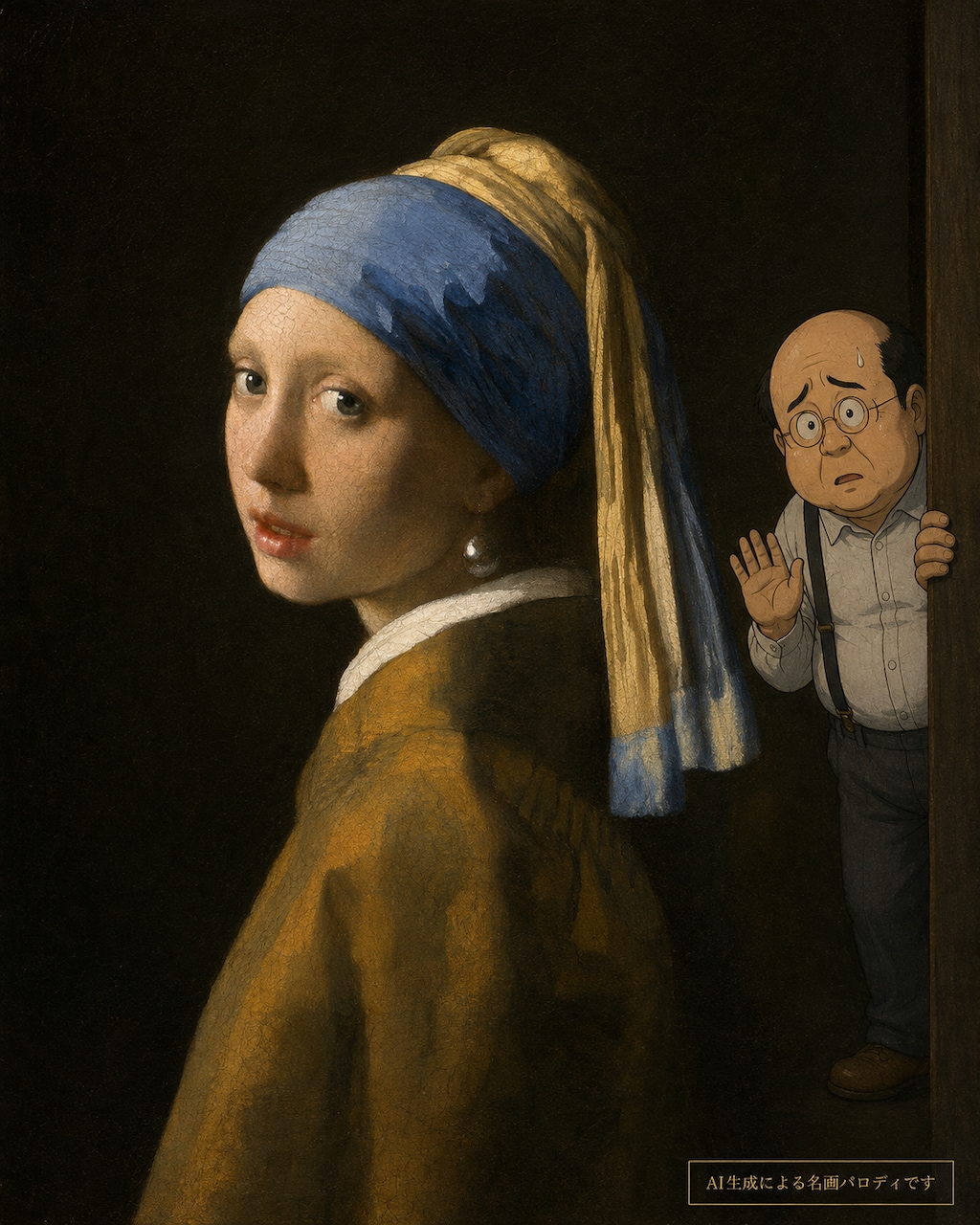 おっさん、名画に迷い込む