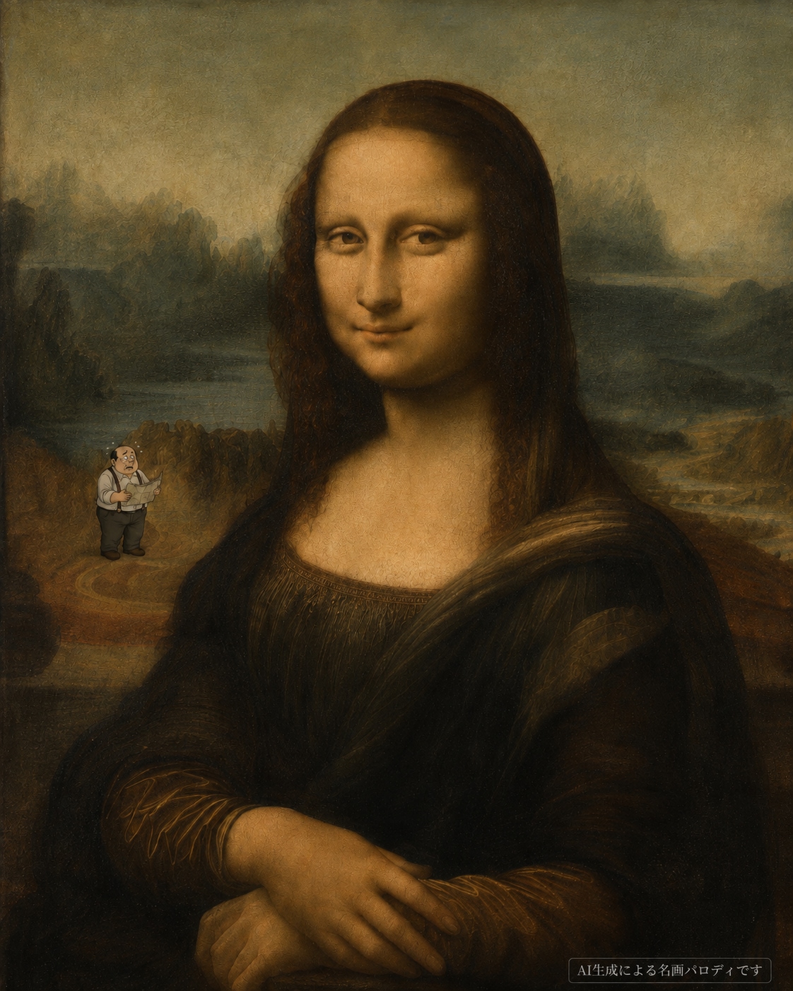 おっさん、名画に迷い込む