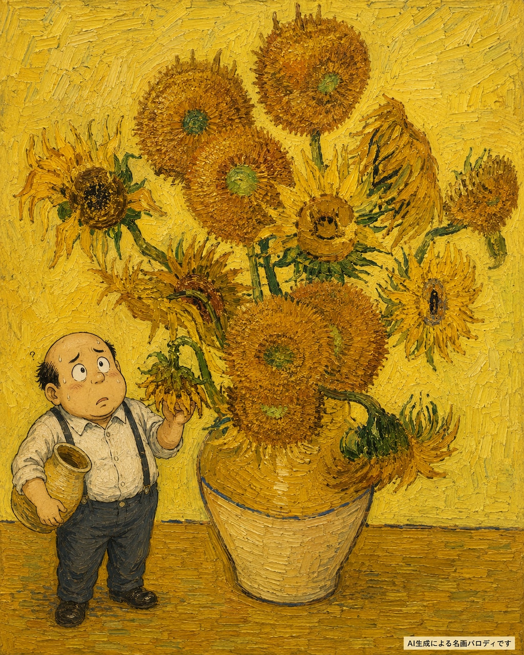 おっさん、名画に迷い込む