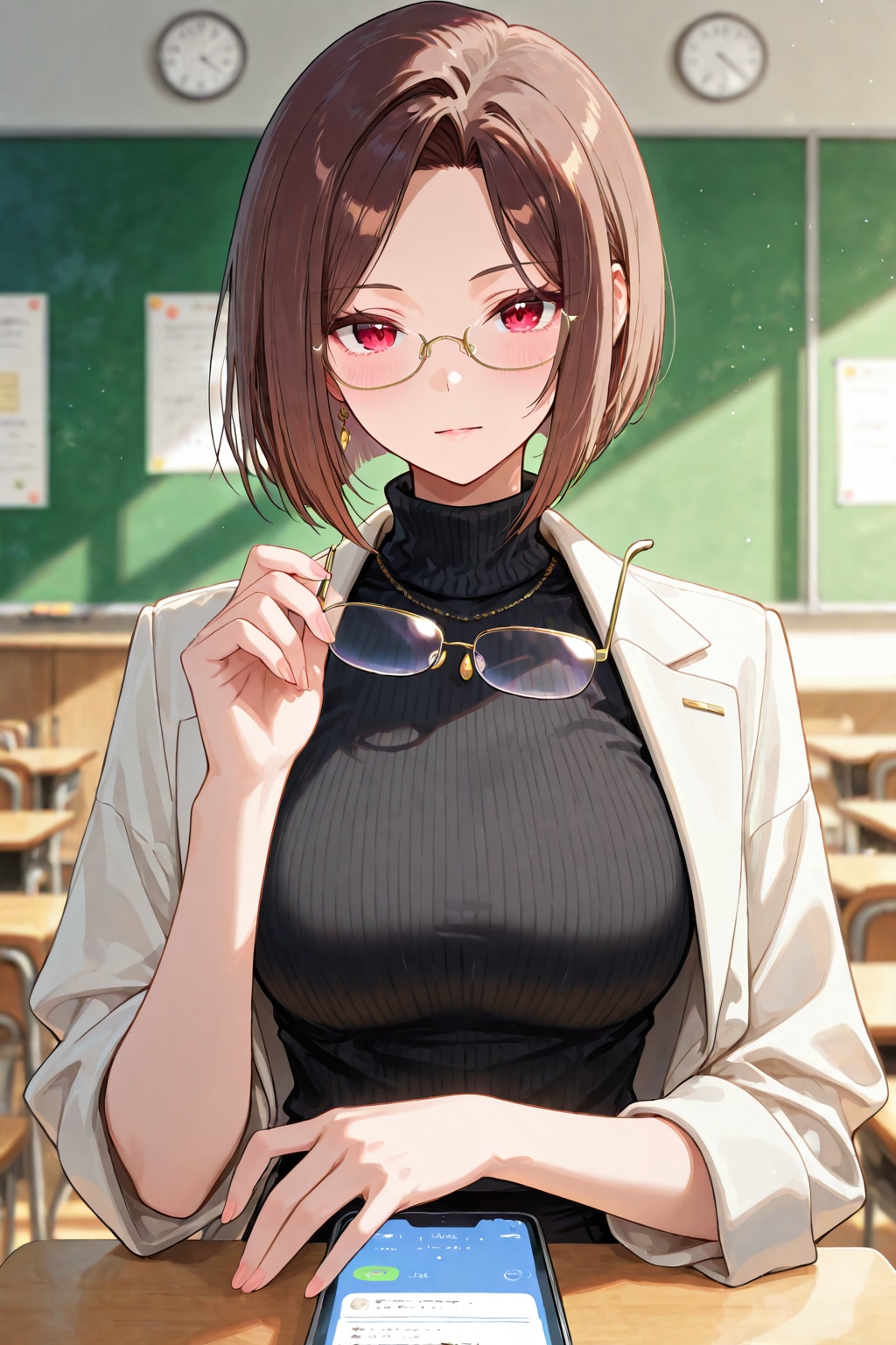 白石文乃先生のチャームポイント