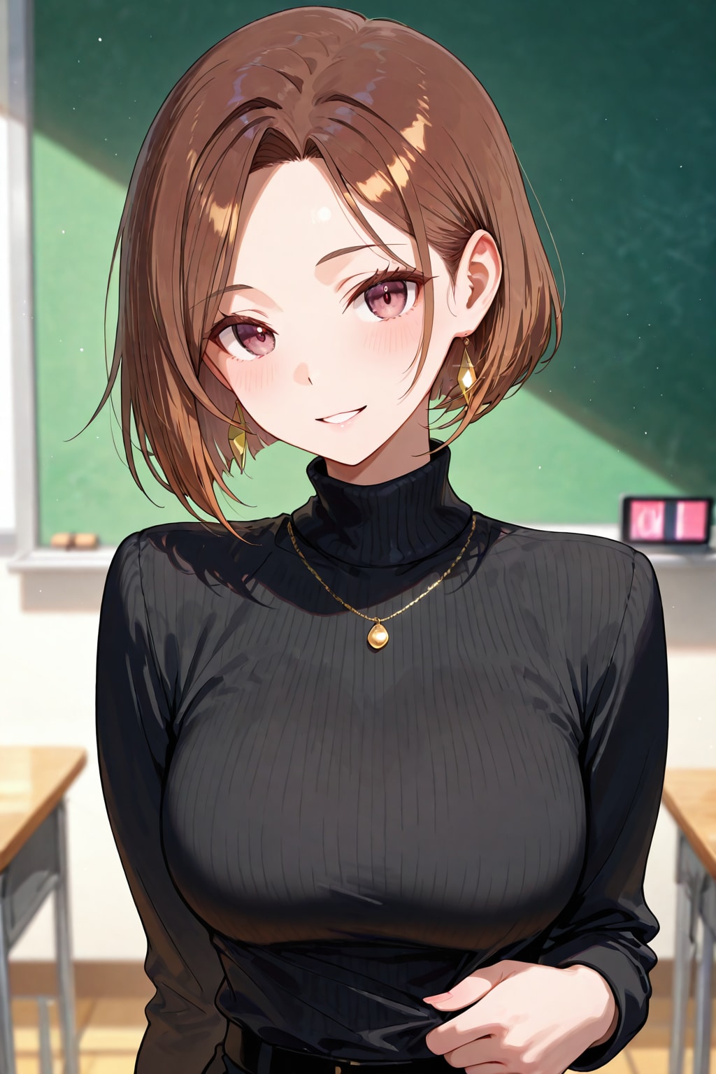 白石文乃先生のチャームポイント