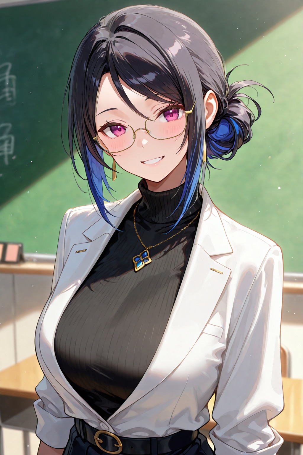 白石文乃先生のチャームポイント