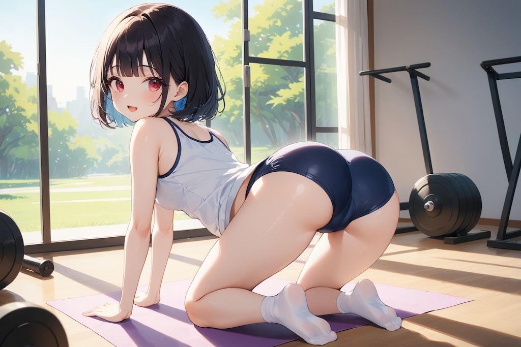 没　EMERALDでブルマ娘 ~ 黒髪ボブのブルマ娘１１２ ~