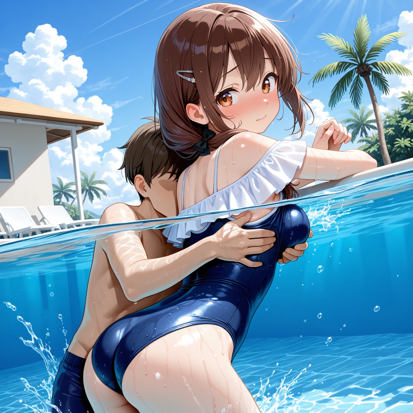お姉ちゃんボク泳げない