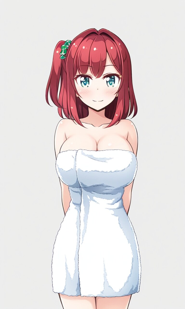 咲宮入華 バスタオル