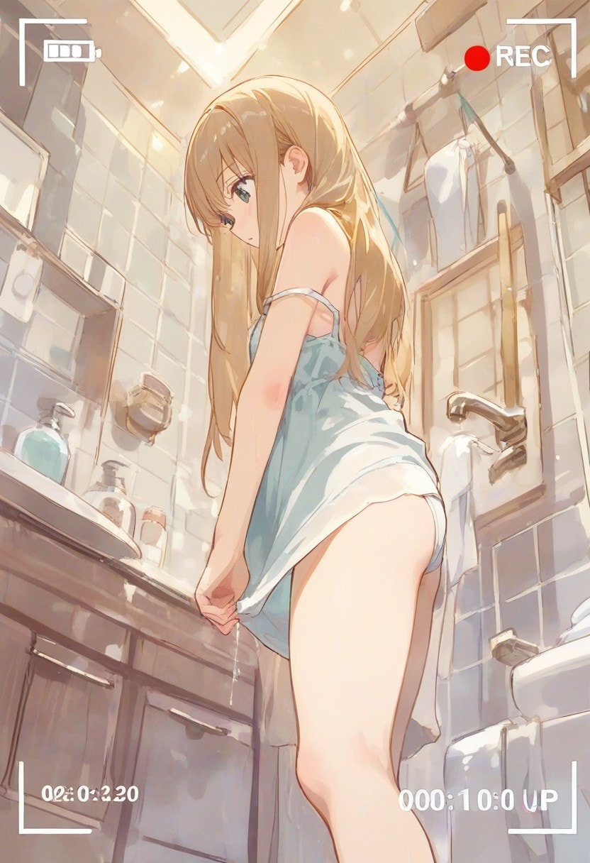 脱衣所(水彩タッチ)(R-15)(3)