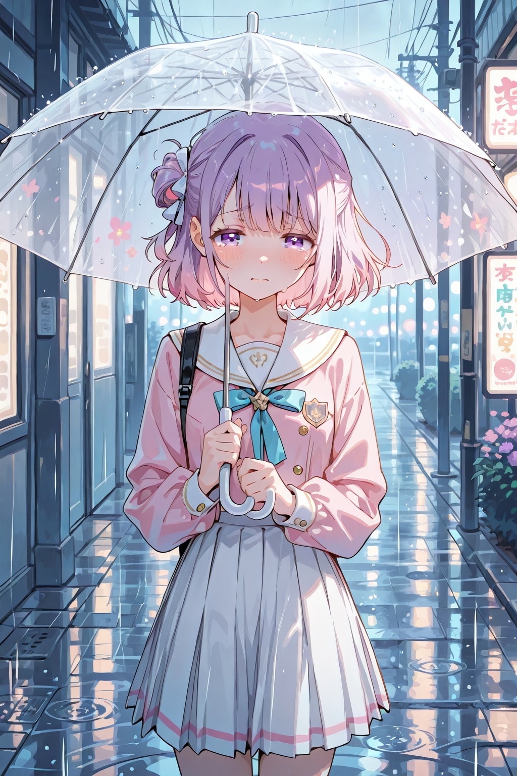 涙雨の帰り道