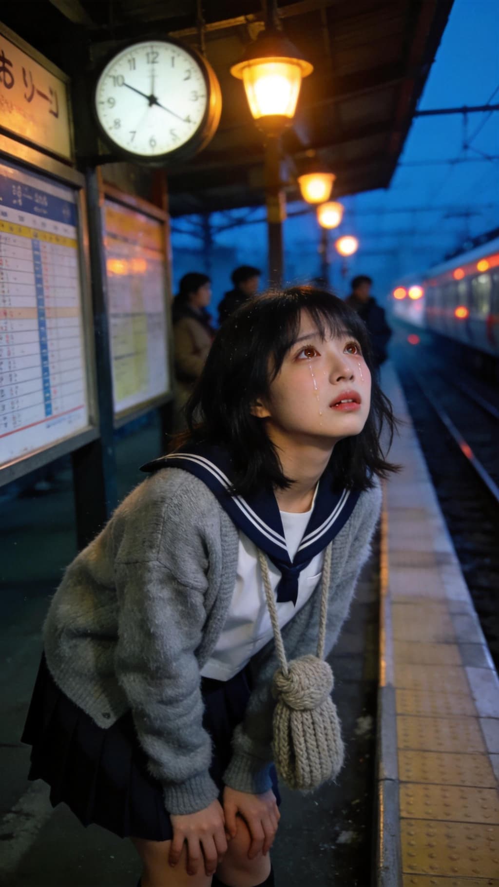 The Train Home at Golden Hour