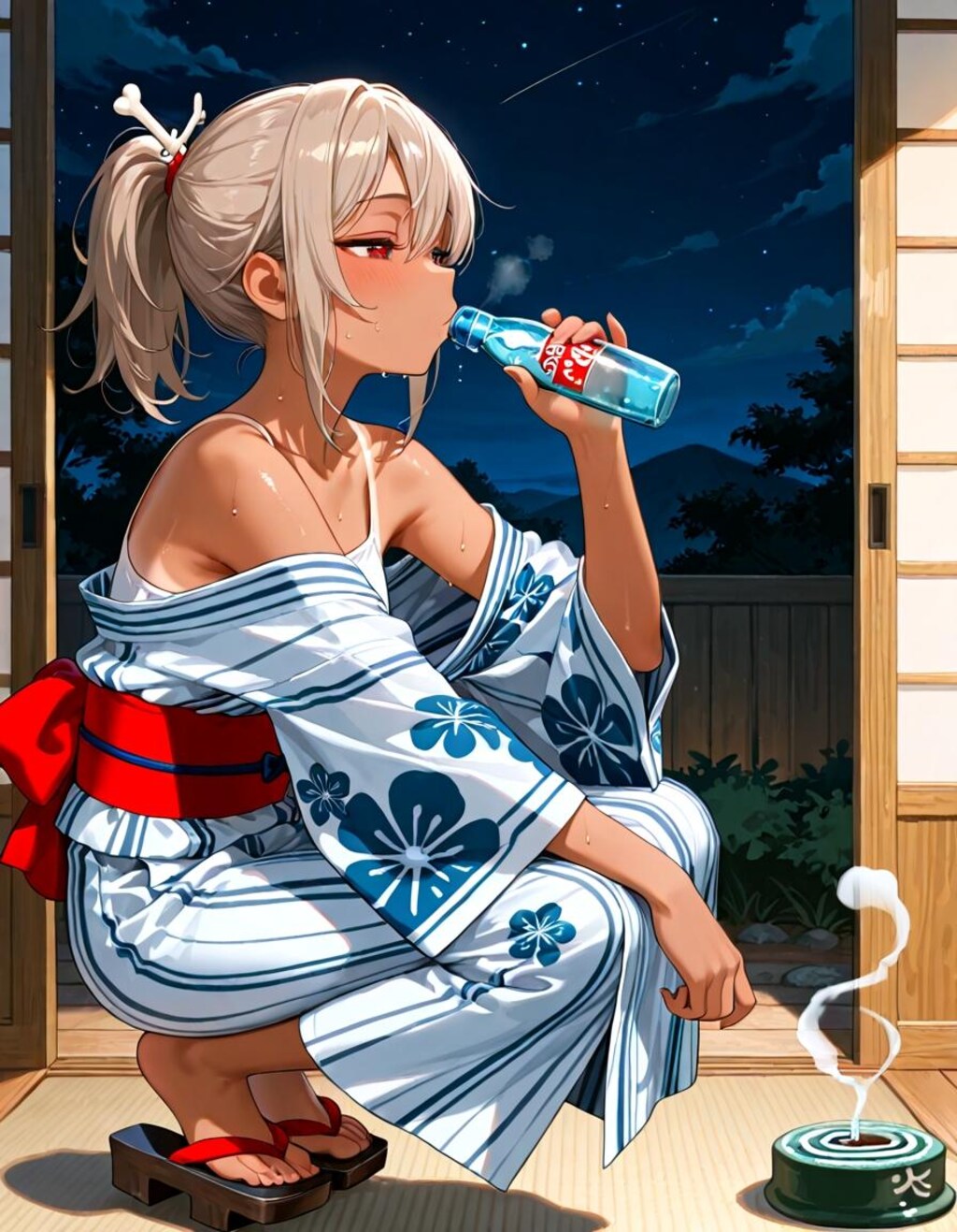 おにくちゃん🍖の夏🎐