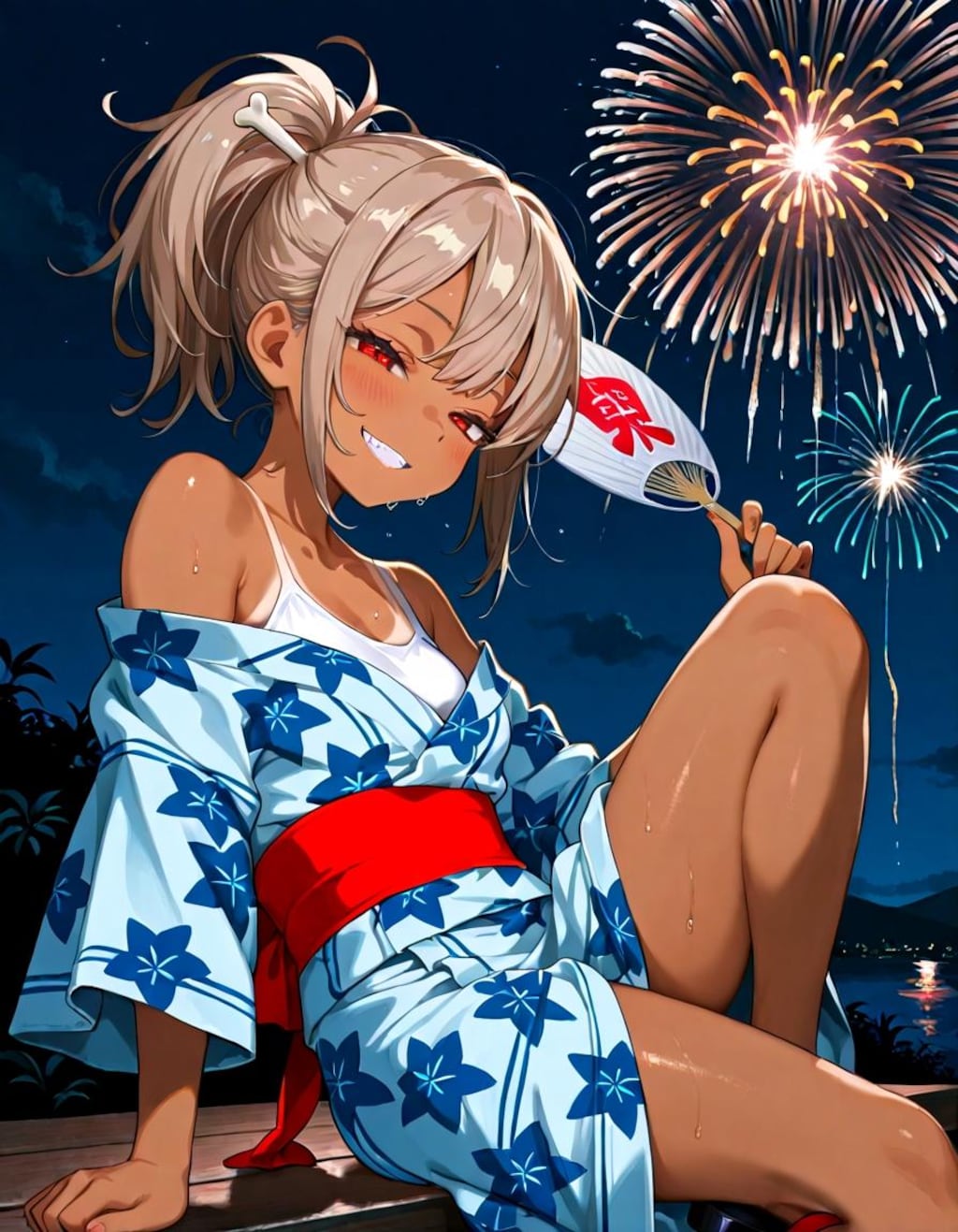 おにくちゃん🍖の夏🎐