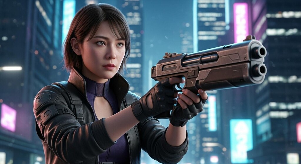 リケジョのハロウィンー攻殻機動隊風