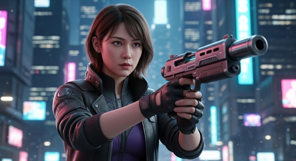 リケジョのハロウィンー攻殻機動隊風