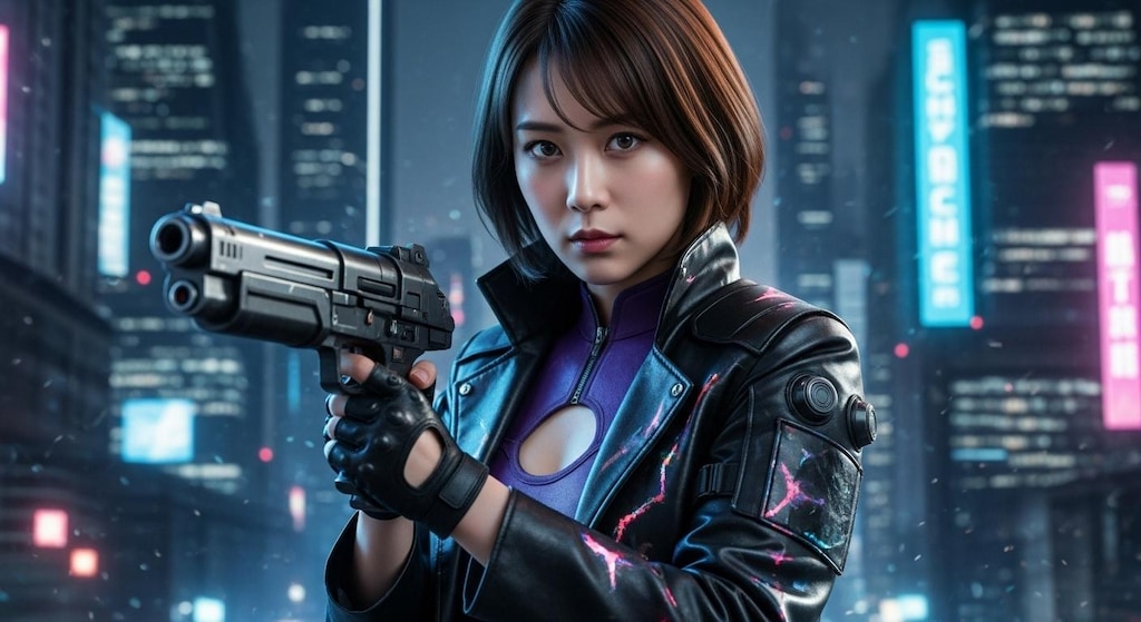 リケジョのハロウィンー攻殻機動隊風