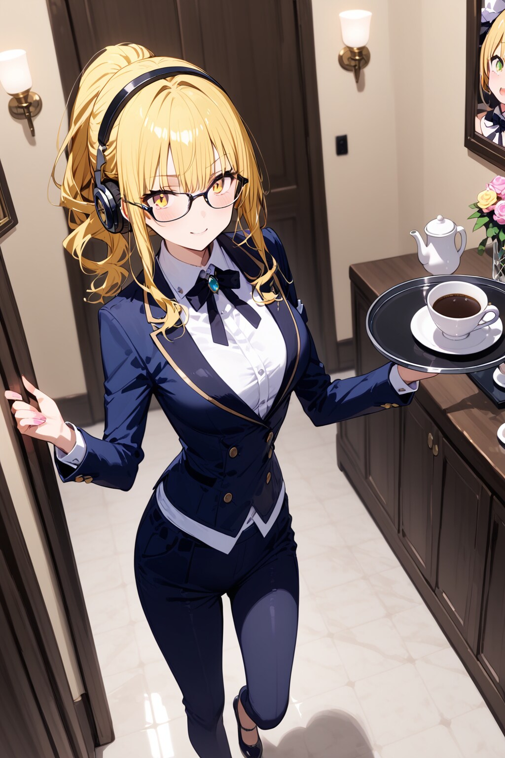 コンコン失礼〜主人コーヒーお持ちしました〜